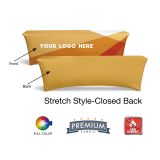 All-Sided Premium Custom Stretch Table Cover - Flame Retardant